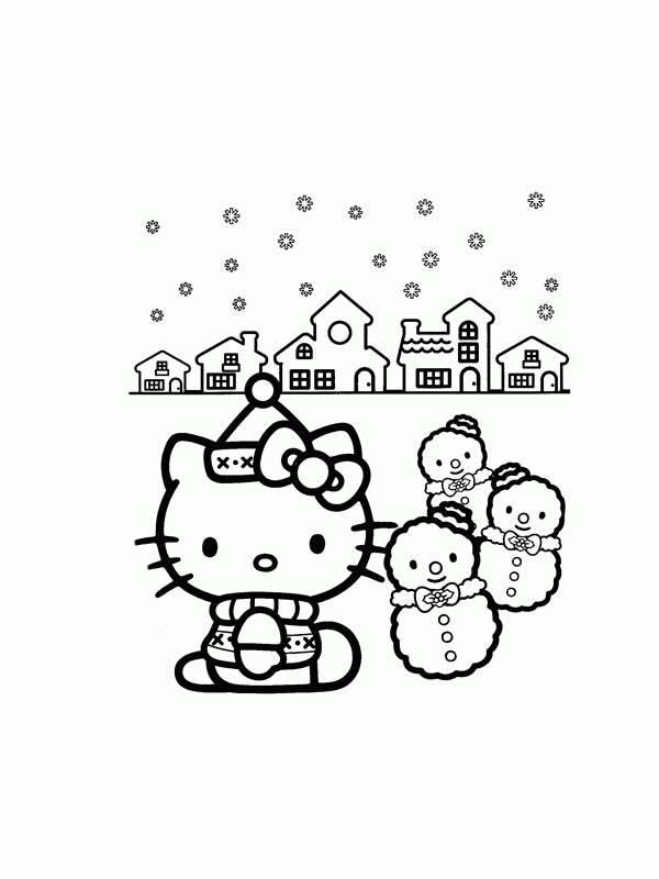 Hello Kitty kolorowanki